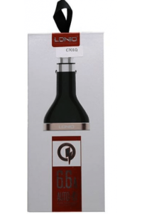 Auto punjač 2 u 1 LDNIO C701Q 4*USB (6.6 A) IOS (IPHONE 5) - slika proizvoda