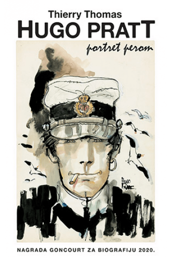 Hugo Pratt, portret perom - naslovnica