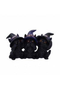 Nemesis Now Three Wise Black Cats 11,5cm