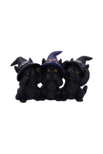 Nemesis Now Three Wise Black Cats 11,5cm - slika proizvoda