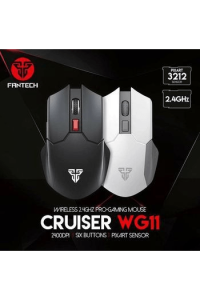 Miš gaming bežični Fantech  2400 DPI Cruiser WG11 Bijeli