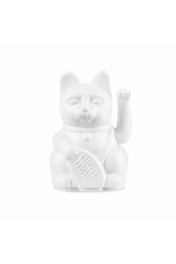 Lucky Cat Mini - White - waving cat - slika proizvoda