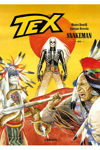 Tex Willer album 12: Snakeman (Strip) - naslovnica