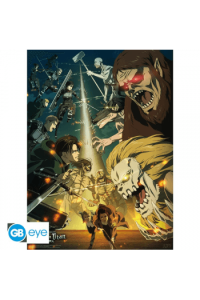 Attack On Titan - Set 2 Chibi Posters - Set 2 (52X38) X4 - slika proizvoda