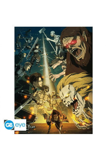 Attack On Titan - Set 2 Chibi Posters - Set 2 (52X38) X4 - slika proizvoda