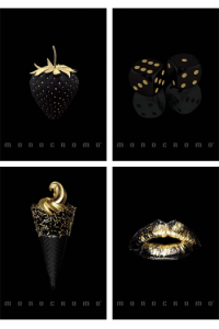 Bilježnica A4,D Pigna Monocromo Gold P10,60