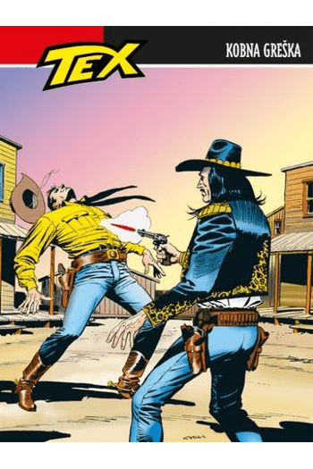 Tex Willer kolor biblioteka 22 - Kobna greška (Strip) - naslovnica