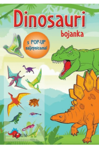 Dinosauri - bojanka - naslovnica