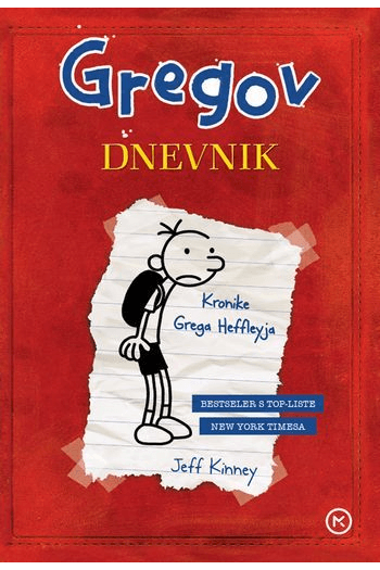 Gregov dnevnik #01: Kronike Grega Heffleya - naslovnica