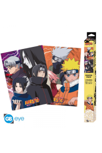 Naruto - Set 2 Posters Chibi 52X38 - Konoha Ninjas & Deserters X4*