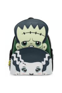 Loungefly Universal Monsters Frankie And Bride Cosplay Mini Backpack
