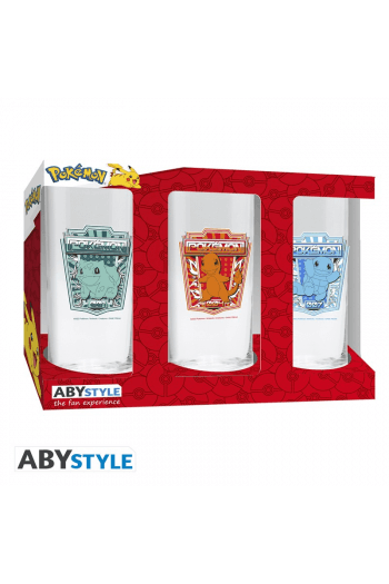Pokemon - 3 Glass Set - slika proizvoda