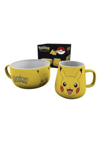 Pokemon - Breakfast Set Mug + Bowl - Pikachu