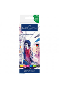 Marker obostrani akvarel 6 boja Goldfaber Goldfaber Faber Castell 164606 - slika proizvoda
