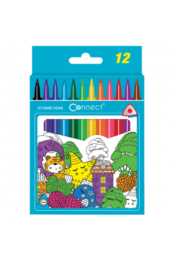 Flomaster školski  12boja trokutasti Connect blister ~ 1/12/144 - slika proizvoda