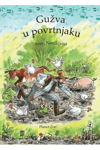 Pettson i Findus: Gužva u povrtnjaku (Slikovnica) - naslovnica