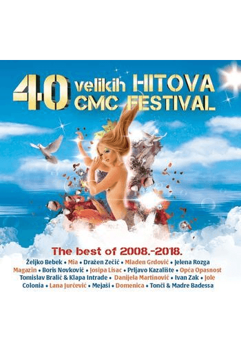 Razni izvođači - 40 velikih hitova - CMC Festival CD - omot
