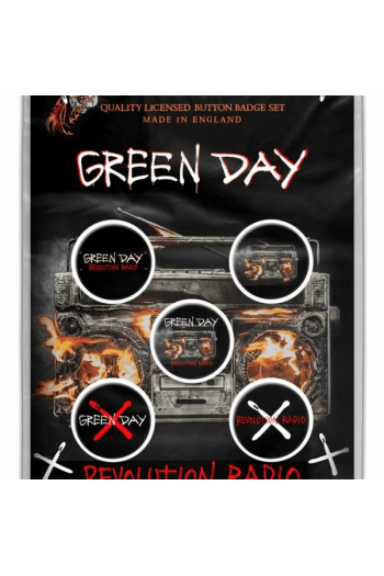 Green day revolution bedževi - slika proizvoda