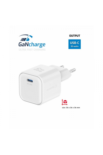 Swissten Punjač Za Ac220, Gan, 35W, 1Xusb-C, 3A, Bijeli - slika proizvoda