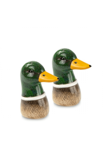 Spicy Ducks  Salt and Pepper Shaker  green approx. 7,5 x 4,5 x 9 cm  Dolomite - slika proizvoda