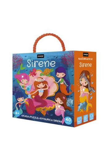 Nauči brojeve uz sirene (Slikovnica) - naslovnica