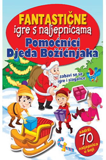 Fantastične igre: Pomoćnici Djeda Božićnjaka (Slikovnica) - naslovnica