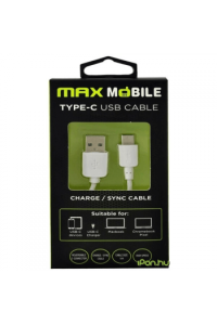 MAXMOBILE DATA KABEL USB 2.0 TYPE C 1m bijeli - slika proizvoda
