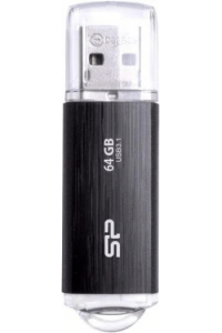 SP USB 3.1 Flash Drive Blaze B02 64GB Black