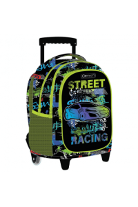 Ruksak školski s kotačićima Street Racing 24.Connect basic ~ 1/4