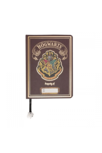 BLUE SKY HARRY POTTER A5 CHUNKY NOTEBOOK BURGUNDY