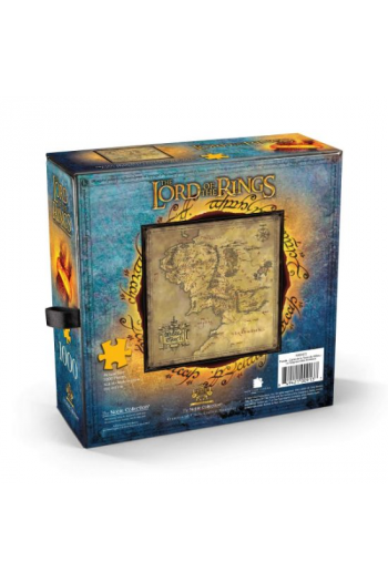 Noble Collection - Lord Of The Rings - Middle-Earth Map Puzzle - slika proizvoda