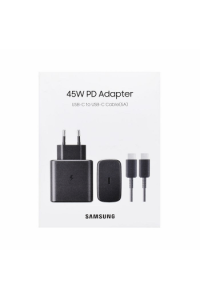 Kućni punjač original za Samsung TA845XBEGWW tip C PD 45W, tip C na tip C crni blister - slika proizvoda