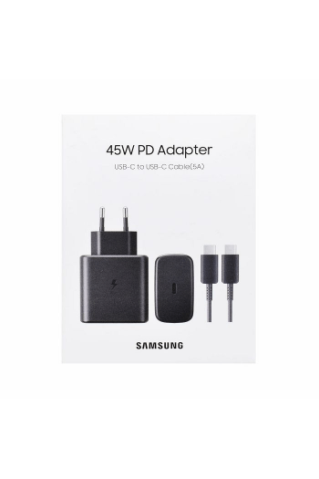 Kućni punjač original za Samsung TA845XBEGWW tip C PD 45W, tip C na tip C crni blister - slika proizvoda