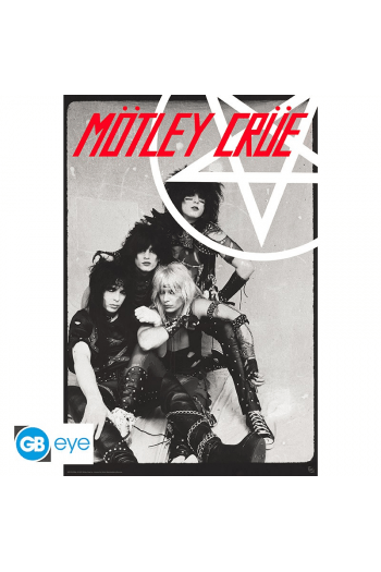 Motley Crue - Poster «Pentangle» Roulé Filmé (91.5X61) - slika proizvoda