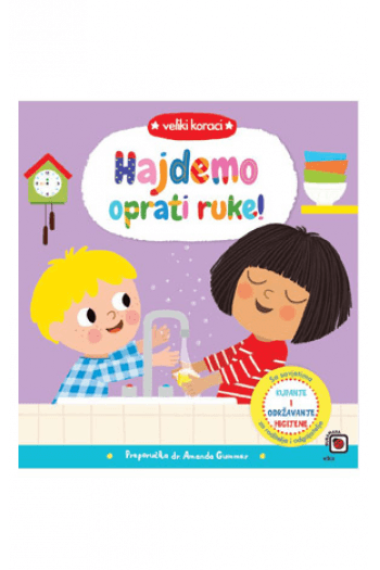 Veliki koraci - Hajdemo oprati ruke! (Slikovnica) - naslovnica