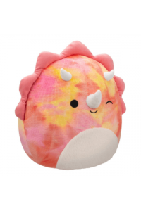 SQU: SQUishmallows 40cm W19 - Trinity - Roza Triceratops S Čupavim Trbuščićem - slika proizvoda