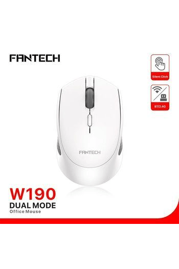 Miš bežični Fantech 1600 DPI W190 bijeli - slika proizvoda