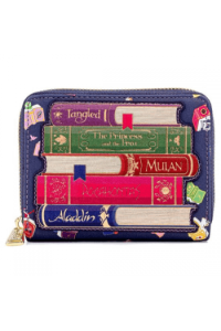 Loungefly Disney Princess Books Aop Faux Leather Zip Around - slika proizvoda