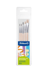 Kist za vodene boje 2,4,6+ tempere 6,10 u pvc vrećici Pelikan 718163 blister - slika proizvoda