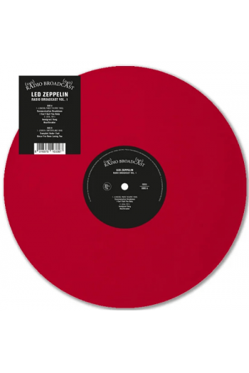 Led Zeppelin - Radio Broadcast Vol. 1 (Red Vinyl) LP - omot