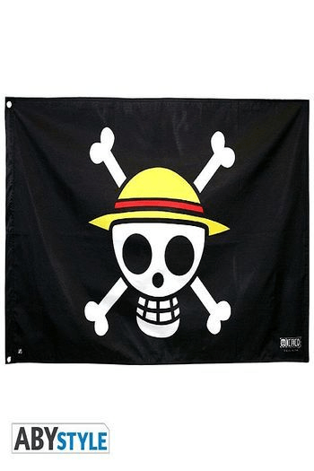 One Piece - Flag "Skull - Luffy" (70X120) - slika proizvoda