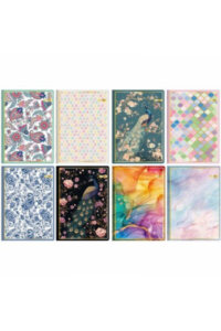 Bilježnica Ilijanum Vista A4 90gr 52L 3D Gold foil kocke 50040