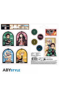 Demon Slayer - Stickers -16X11cm - 2 Sheets - Entertainment District - slika proizvoda