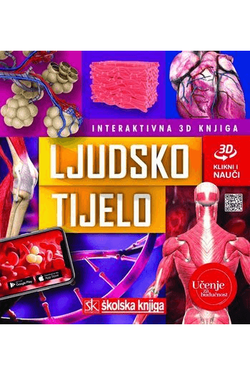 Ljudsko tijelo - interaktivna 3D knjiga - naslovnica