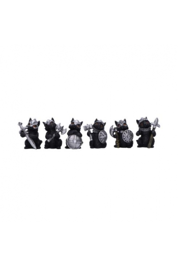 Nemesis Now Cat Crusaders (Set Of 6) - slika proizvoda
