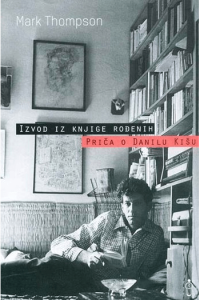 Izvod iz knjige rođenih.  Priča o Danilu Kišu - naslovnica
