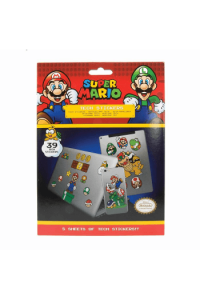Pyramid Super Mario (Mushroom Kingdom) Tech Stickers - slika proizvoda