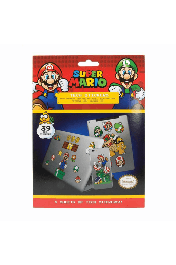 Pyramid Super Mario (Mushroom Kingdom) Tech Stickers - slika proizvoda