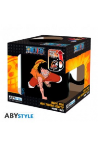 One Piece - Mug Heat Change - 460 ml - Luffy & Ace - Cardboard Box