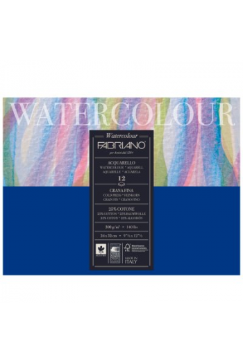 Blok Fabriano watercolor gf 24x32 300g 12L 17312432 - slika proizvoda
